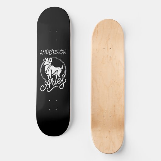 Skateboard Personalisiert Aries (Vorderseite)