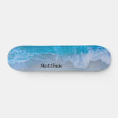 Skateboard "personalisiert Beach Ocean Waves" (Horizontal)