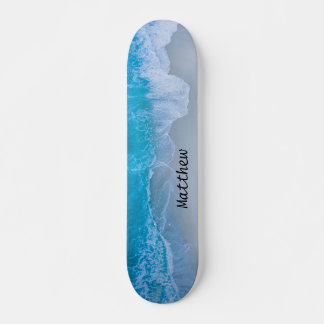 Skateboard "personalisiert Beach Ocean Waves"