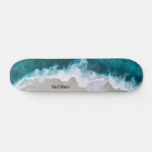 Skateboard "personalisiert Beach Ocean Waves" (Horizontal)