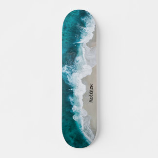 Skateboard "personalisiert Beach Ocean Waves"