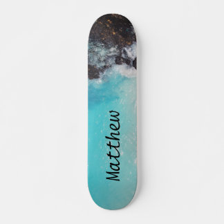 Skateboard "personalisiert Beach Ocean Waves"