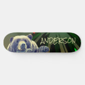 Skateboard Personalisiert HANK TANK BEAR (Horizontal)