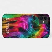 Skateboard Personalisiert Moderne Regenbogenfrau Case-Mate iPhone Hülle (Rückseite (Horizontal))