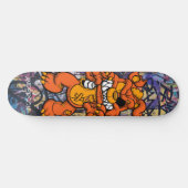 Skateboard Personalisiert Teddy Zombie (Horizontal)