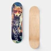 Skateboard Personalisierten RBAN FOX (Vorderseite)