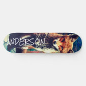 Skateboard Personalisierten RBAN FOX (Horizontal)