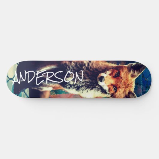 Skateboard Personalisierten RBAN FOX (Horizontal)