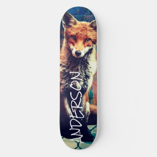 Skateboard Personalisierten RBAN FOX (Vorderseite)