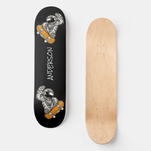 Skateboard Personalisierter Mondläufer (Vorderseite)