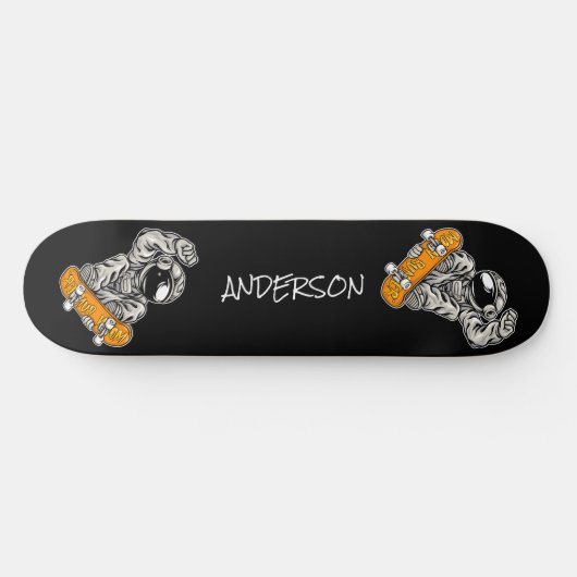 Skateboard Personalisierter Mondläufer (Horizontal)