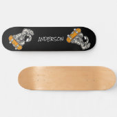 Skateboard Personalisierter Mondläufer (Horizontal)