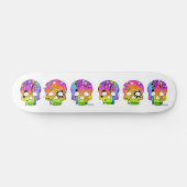 Skateboard - POP ART SKULLS (Horizontal)