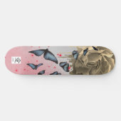 SKATEBOARD POPPIES UND BLAUE SCHALTFLÄCHEN (Horizontal)