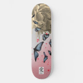 SKATEBOARD POPPIES UND BLAUE SCHALTFLÄCHEN (Vorderseite)