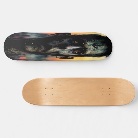 Skateboard Portrait of a Zombie (Horizontal)