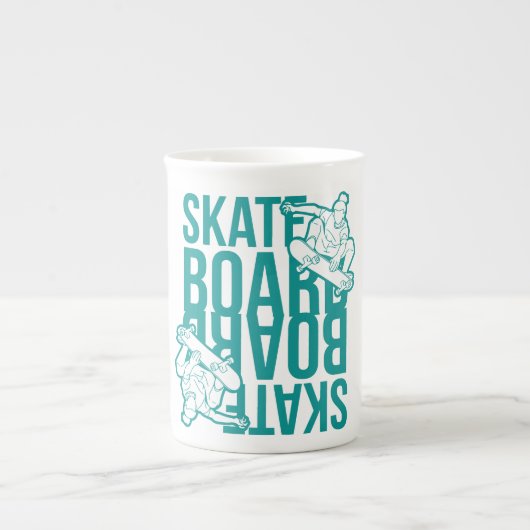 skateboard porzellantasse (Vorderseite)