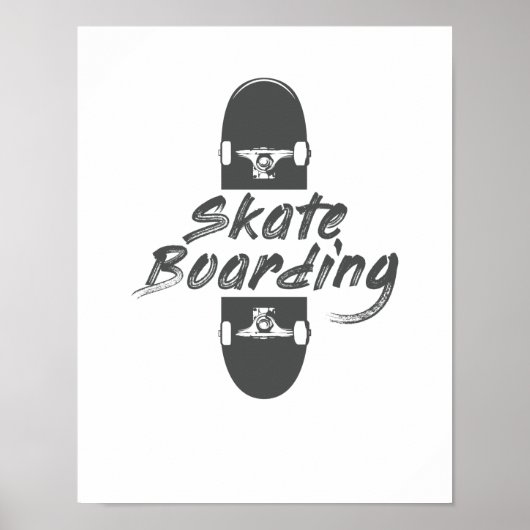 Skateboard Poster (Vorne)