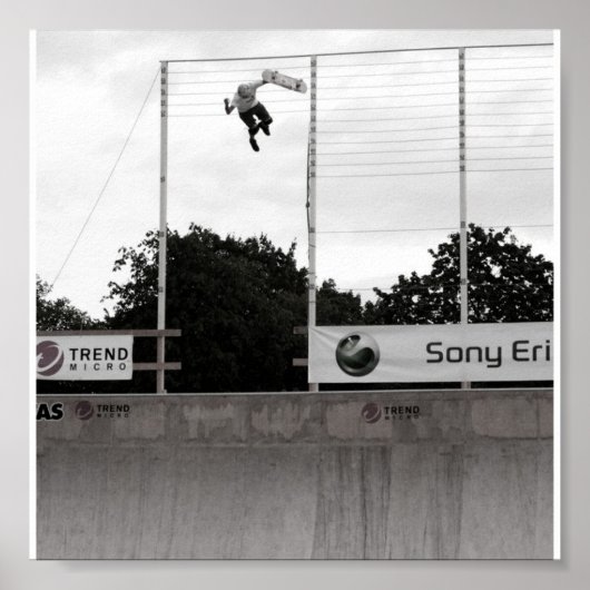 Skateboard Poster (Vorne)