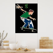 Skateboard Poster von G Skateboards (Küche)