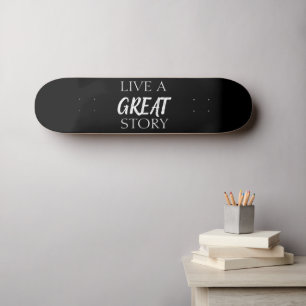 Skateboard POSTIVE WORTE GREAT LIFE