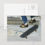 Skateboard Postkarte (Vorne/Hinten)