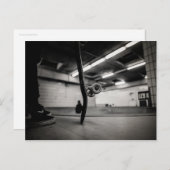 Skateboard Postkarte (Vorne/Hinten)