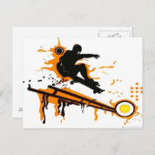 Skateboard Postkarte (Vorne/Hinten)