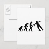 Skateboard Postkarte (Vorne/Hinten)