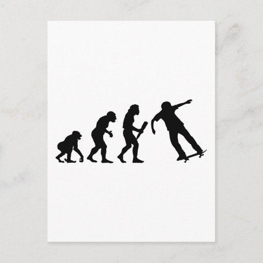 Skateboard Postkarte (Vorderseite)