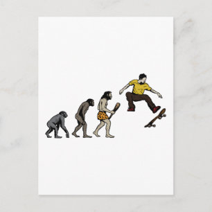 Skateboard Postkarte