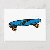 Skateboard Postkarte (Vorderseite)
