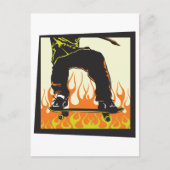 Skateboard Postkarte (Vorderseite)