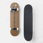 Skateboard Prince Patches "Ich bremse für Wale!" (Vorderseite)