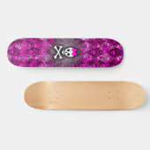 Skateboard Princess Skull & Bones (Horizontal)