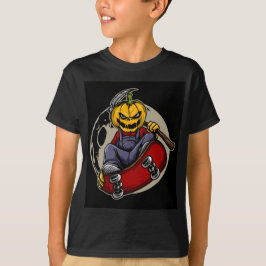 Skateboard Pumpkin T-Shirt
