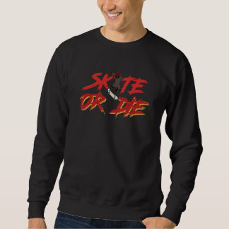 Skateboard raccoon stunts skate hall skater roller sweatshirt