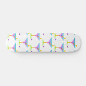 Skateboard - Rainbow Martinis (Horizontal)