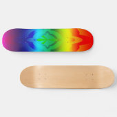 Skateboard, Rainbow Peace Symbol Skateboard (Horizontal)