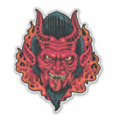 Skateboard Red Devil Aufkleber (Vorderseite)
