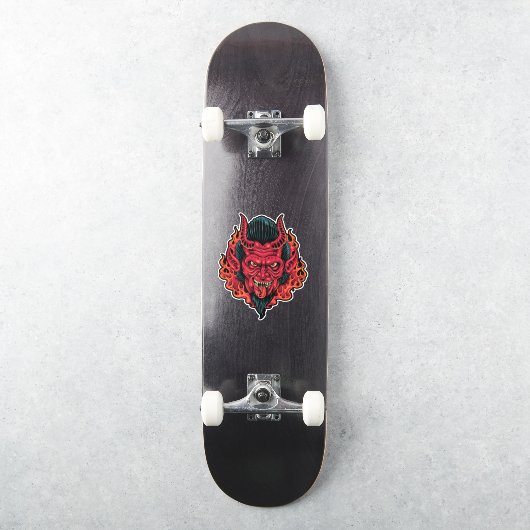 Skateboard Red Devil Aufkleber (Skateboard)