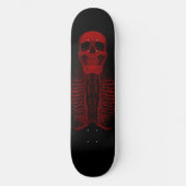 Skateboard Red Skull Skeleton (Vorderseite)
