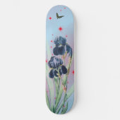 Skateboard RED STARS BLUE IRIS (Vorderseite)