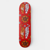 Skateboard Red Tigers (Vorderseite)