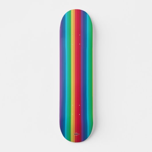 Skateboard Regenbogen Streifen HAMbWG (Vorne)