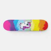 Skateboard-Regenbogeneinhorn Skateboard (Horizontal)