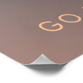 Skateboard Reiseplakat Poster (Ecke)
