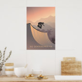 Skateboard Reiseplakat Poster (Küche)