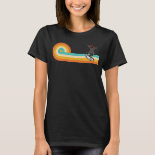 Skateboard-Rennbahn-Stunts Skate Halle Skater Roll T-Shirt