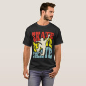 Skateboard-Retro-Geschenk für Skateboard T-Shirt (Vorne ganz)